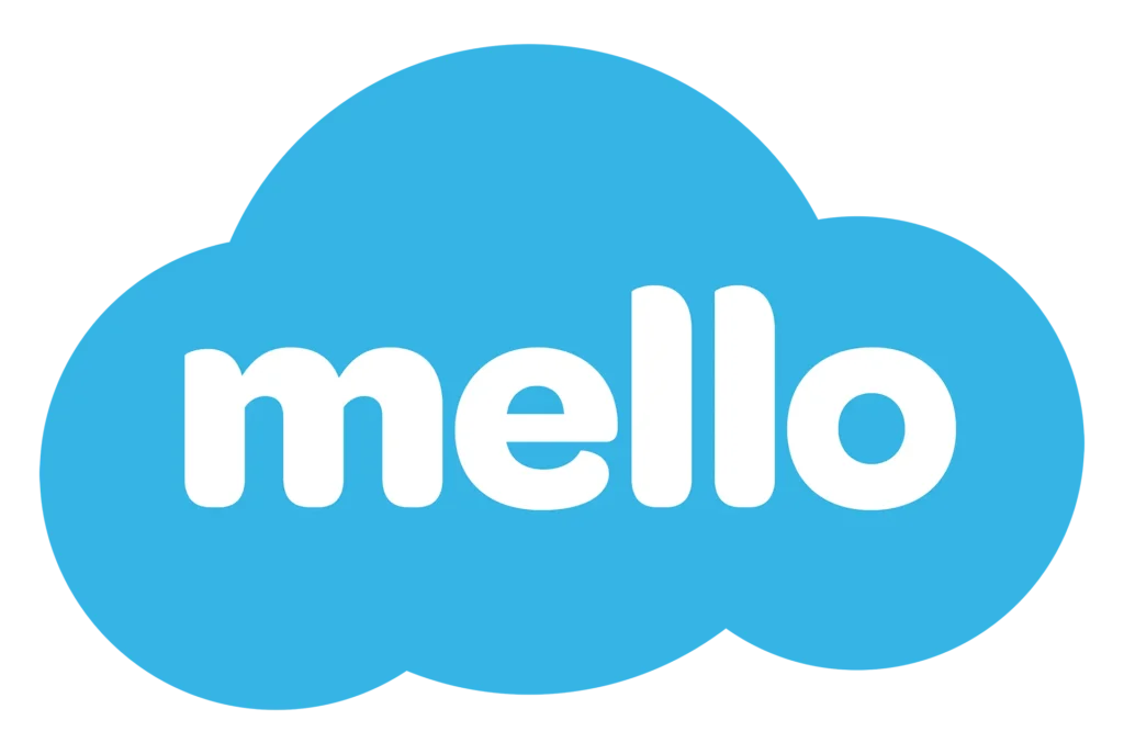 Mello Cannabis Dispensary Cloud Logo Primary Blue